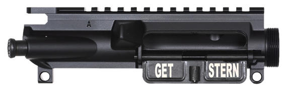 Stern Defense SD AR15 Assembled Upper Receiver, Mil-Spec Flat Top w/ Dust Cover & Forward Assist, Hard-Coat Anodized, Black 