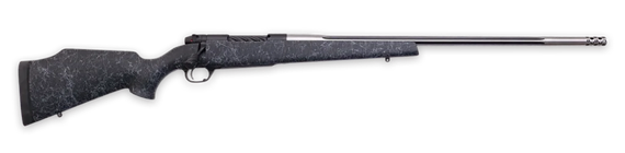 Weatherby Mark V Accumark, .300 Win Mag, 26.00" Threaded Barrel, 3 RDs, Monte Carlo, Graphite Black 