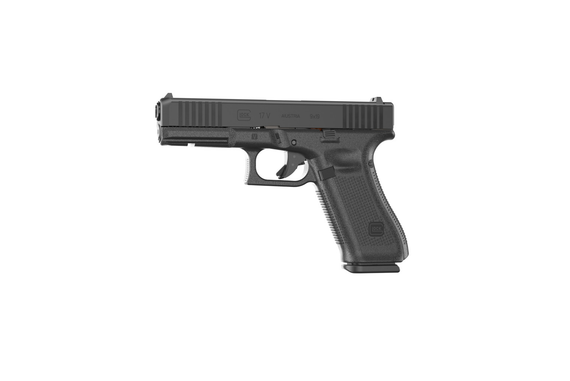Glock 17 V, 9mm, 4.49" Barrel, 17 RDs, Glock Fixed Sights, Black 