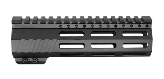 JE Machine Tech AR-15 Ultralightweight Minimalist Full Top Rail, Black 