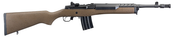 Ruger Mini-14 Tactical, 5.56 NATO, 16.12" Barrel, 20 Rds, Blued/Speckled Black Brown - 736676058891 