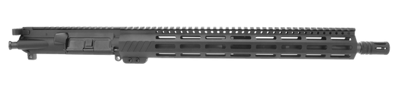 TacFire AR-15 5.56 NATO Complete Upper, 5.56 NATO, 16.00" Barrel, M-LOK Handguard, Black 