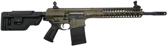 LWRC REPR MKII, .308 WIN, 16.10" Barrel, 20 RDs, Muzzle Brake / Compensator, Patriot Brown 