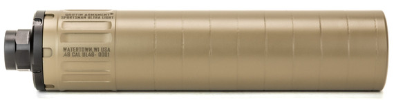 Griffin Armament Sportsman Ultra Light HD 46, .46 Cal, High-Durability Hunting Suppressor, Flat Dark Earth 