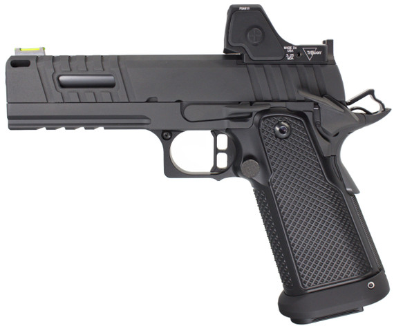 United Gunworks Alpha w/ Trijicon RMR HD 3.25 MOA, 9MM, 4.50" Ported Barrel, 20 RDs, Black 