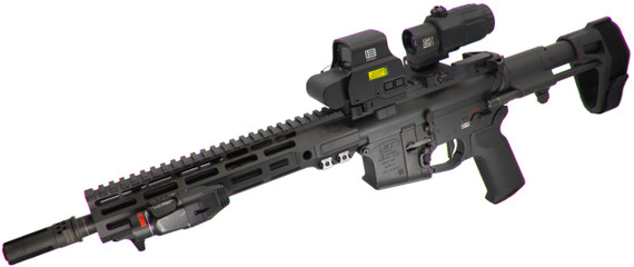 Pre-Owned LMT Defense MARS-LS w/ EOTech EXPS2/G33, .300 Blackout, 11.50" Barrel, 30 RDs, 1 Mag, Black 