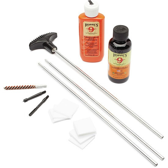 Hoppe's Pistol Cleaning Kit, .44/.45 Caliber, Aluminum Rod 
