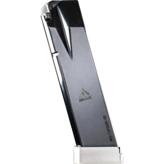 Mec-Gar P226 X5 9mm, Magazine, 19 Rds, Anti-Friction Coating, Blued 