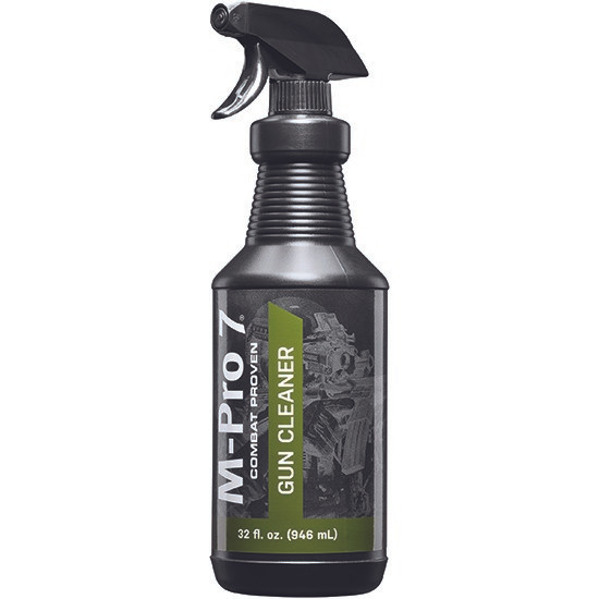 Hoppe's M-Pro 7 Gun Cleaner, 32 oz Spray Bottle, Black 