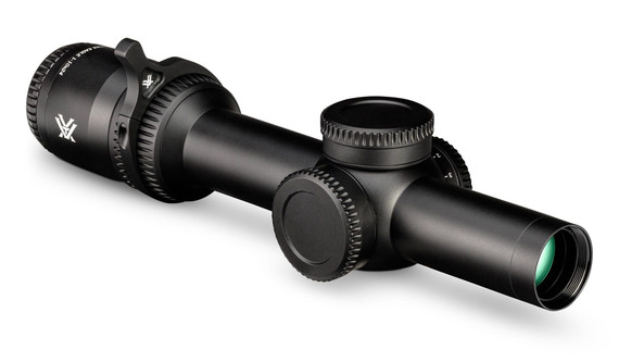 Vortex Strike Eagle 1-10x24 FFP, EBR-8 BDC MOA Illuminated Reticle, 30mm Tube, Black 