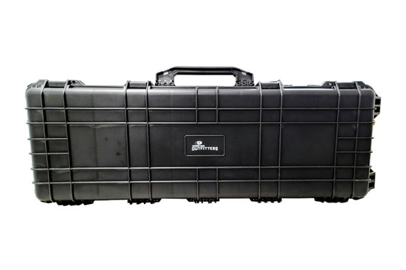 Pursuit Gear 44" Rolling Rifle Case, Hard-Side Polypropylene, Watertight & Dustproof, Black 