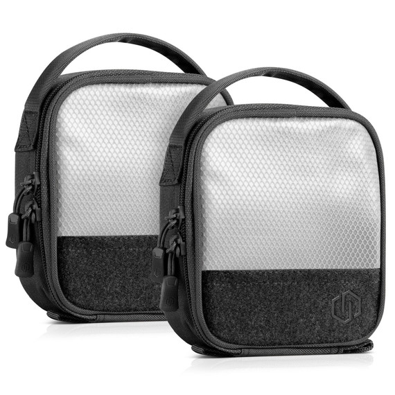 Savior Equipment CORE 6x6 Pouch, Hook Backing, 2-Pack, Black 