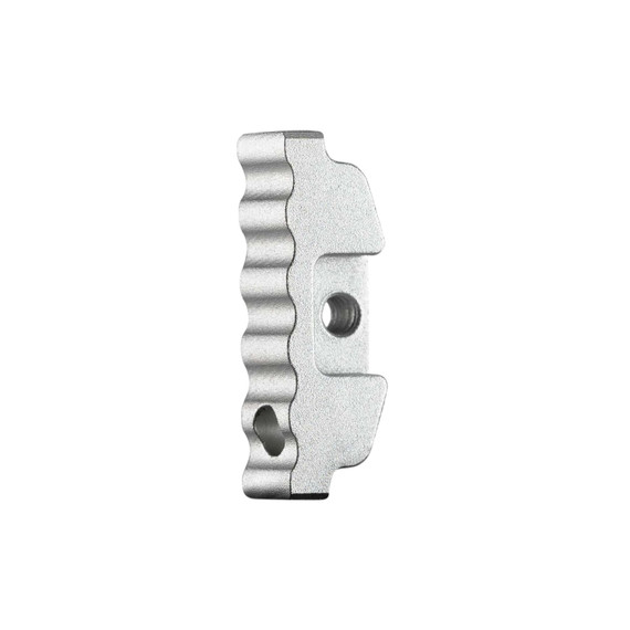 Bul Armory Link Trigger Shoe, Flat Aggressive Medium, Silver 