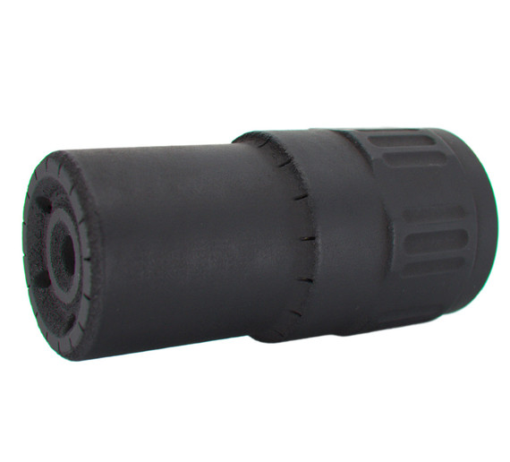Stealth Additive Works Tisha, .30 Cal, 4.10" Overall Length, Grade 5 Titanium Construction, 1.375x24 HUB Compatible, Black 