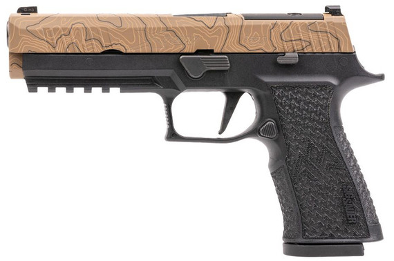 SIG Sauer P320-XTEN ENDURE, 10MM, 5.00" Barrel, 15 Rds, Topographic Pattern Cerakote 
