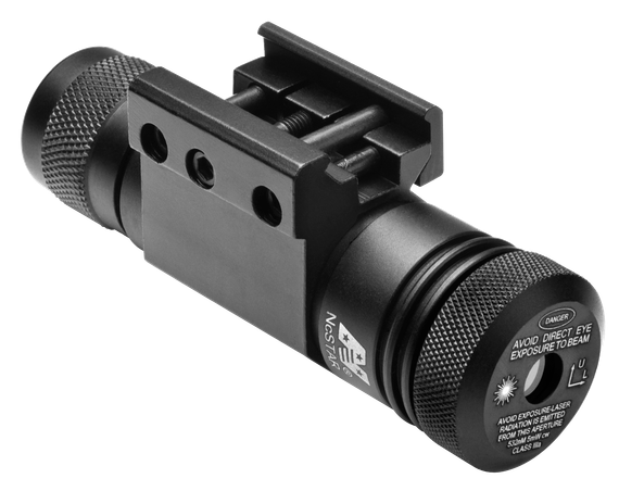 NcSTAR Compact Green Laser with Weaver Mount, Adjustable Windage & Elevation, Black Anodized 