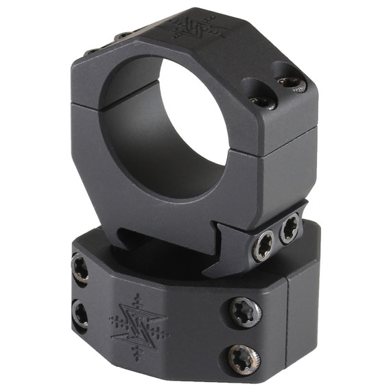 Seekins Precision 30MM Tube .97" High 4CAP, Scope Rings, Black Finish 