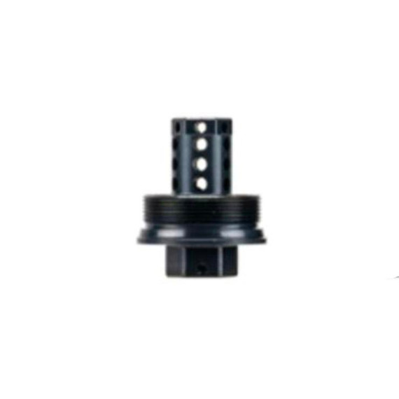 IWI Flash Hider End Cap TI 7.62, Titanium Direct Thread Silencer End Cap, Black 