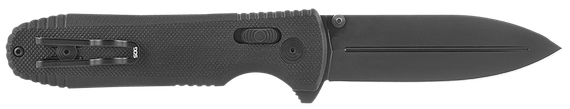 S.O.G Pentagon XR LTE, 3.60" Folding Spear Point, Black G10 Handle 