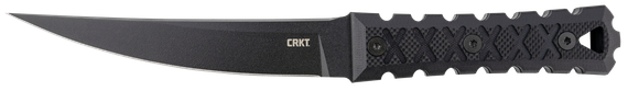 CRKT HZ6, Fixed Blade, Black Matte Finish 
