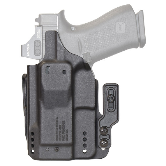 Mission First Tactical Pro Holster, Ambidextrous, Black Finish 