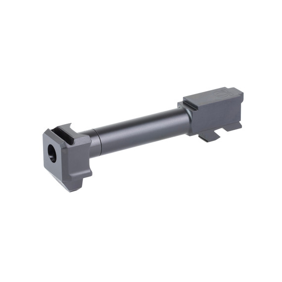 Icarus Precision Omega Comp/Barrel, 9MM, Fits Glock 19 Gen 5, Nitride Black 