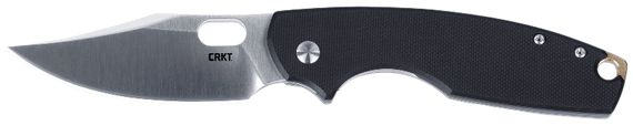 Columbia River Pilar IV, 3.09" D2 Steel Blade, Black G10/SS Handle, Includes Pocket Clip 