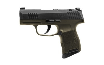 Sig Sauer P365 Fortunate Son, 9MM, 3.10" Barrel, 10 RDs, OD Green/Black Nitron 