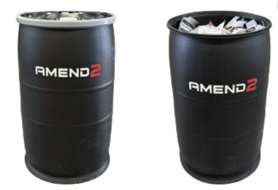 Amend2 Drum Magazine Display, 30 Rds, Black Polymer 