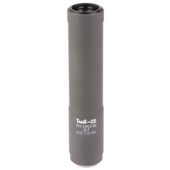 Odin Works Trail 22, 22LR Suppressor, 1/2x28 Direct Thread, Matte Black 