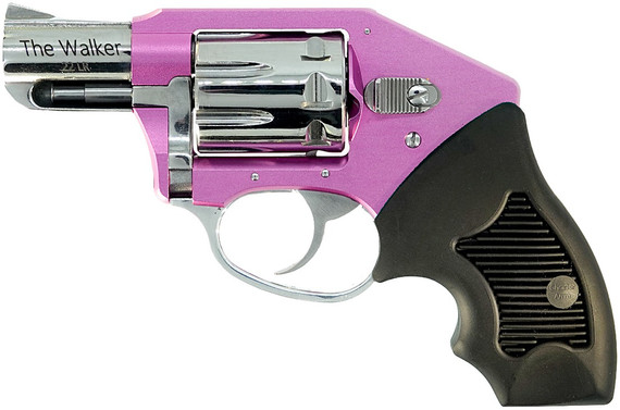 Charter Arms The Walker, 22 LR, 2.00" Barrel, 8 Rds, Pink Anodized/High Polish 