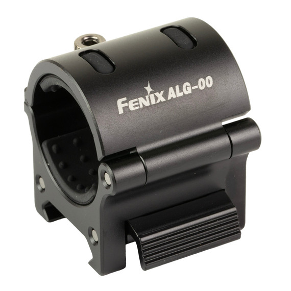 Fenix ALG-00 Picatinny Rail Mount, Quick-Release Flashlight Holder, Black Anodized 
