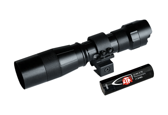 ATN IR 1K SuperMax, Long-Range Class 1 IR Laser Illuminator, Black 
