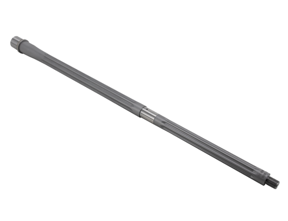 Shaw AR-15 204 Ruger Threaded Barrel, 22" HBAR Profile, Straight Flute, Matte Stainless 