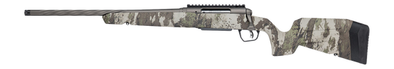 Savage Axis II Pro, 400 LEGEND, 20.00" Threaded Barrel, 4 Rds, Picatinny Rail, Gun Metal Bronze Cerakote/Savage Woodland Camo 