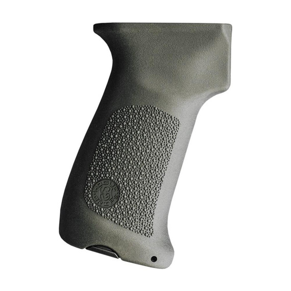 Hogue OverMolded AK-47/AK-74 Grip, Cobblestone Texture, Olive Drab Green 