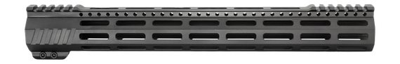 JE Machine PS-223MLK15KBLK-H-NAR, AR-15 Ultra Lightweight M-LOK 15" Handguard, Black Anodized 