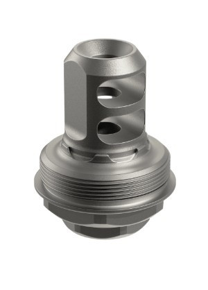 Ambient Arms ATOM-MB Retention HUB System 5/8x24, Suppressor Accessory, Stainless Finish 