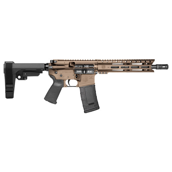 Diamondback Firearms DB15, 300 BLK, 10.00" Barrel, 30 Rds, M-LOK Handguard, Bronze 