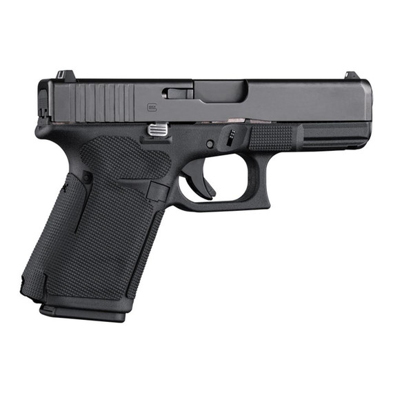 Hogue Wrapter Adhesive Grip, Glock 19/19 MOS/44 Gen 5 No Backstrap, Rubber Block Texture, Black 