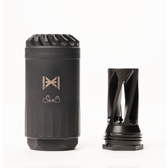 Huxwrx Blastphemy, Blast Deflector w/ Flash Hider, Black 