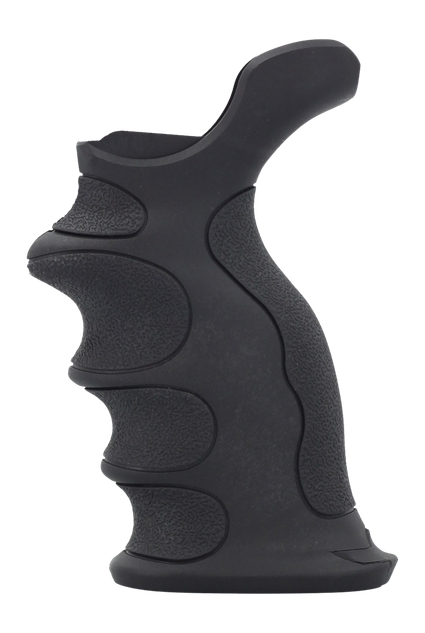 JE MACHINE PS-PG23B Sniper Combat Pistol Grip, Ergonomic Finger Grooves, Black 