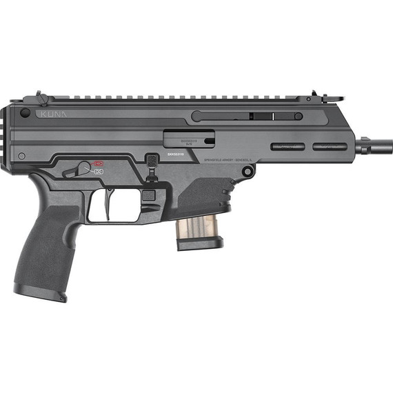 Springfield Kuna Tri-Lug 9mm “Lo-Cap”, 9MM, 6.13" Threaded Barrel, 10 Rds, M-LOK Handguard, Black 