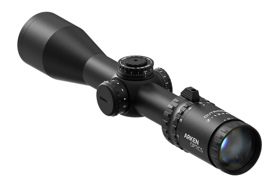 Arken Optics Outrider 2-12x42 SFP, Fiber Duplex FDR Reticle, Matte Black 