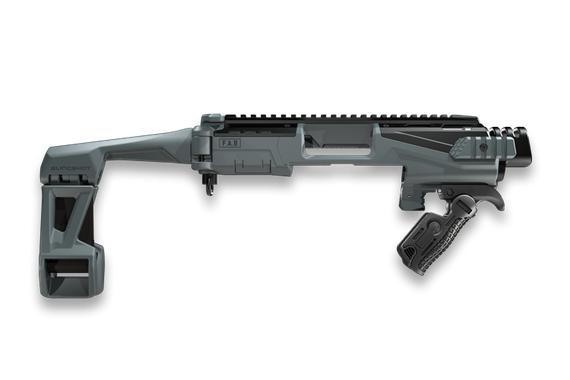 FAB Defense KPOS Scout Conversion Kit w/ Brace for Glock 17/19, Gray 