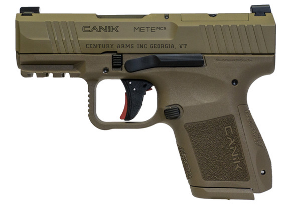 Canik METE MC9, 9MM, 3.18" Barrel, 10+1 Rds, Flat Dark Earth - 787450932692 