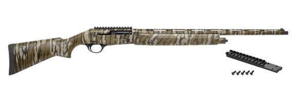 Charles Daly 601 Turkey Compact, 410 BORE, 22.00" Barrel, 4 Rds, Fiber Optic Sights, Mossy Oak Bottomland 