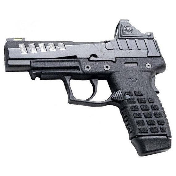 Kel-Tec P15 w/ Viridian Optic, 9MM, 4.00" Barrel, 15 Rds, Threaded Barrel, Black 