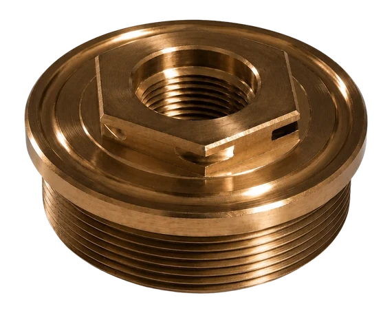 TMP Suppressors HUB28, Direct Thread Hub Mount 1/2x28, Heat Treated Titanium 
