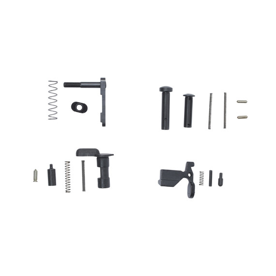 Noveske Lower Parts Kit No FCG/GRP, Mil-Spec AR-15 Lower Receiver Parts, Black 